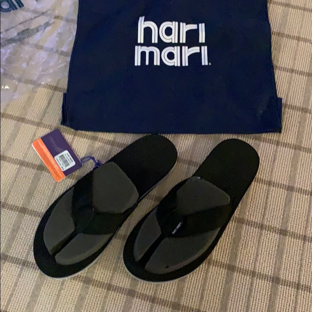 Hari Mari men’s dunes black flip flops